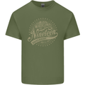 Distressed 65th Birthday Made In 1958 Mens Cotton T-Shirt Tee Top Military Green