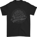Distressed 65th Birthday Made In 1958 Mens T-Shirt 100% Cotton Black