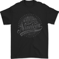 Distressed 66th Birthday Made In 1957 Mens T-Shirt 100% Cotton Black