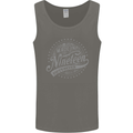 Distressed 66th Birthday Made In 1957 Mens Vest Tank Top Charcoal