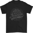 Distressed 67th Birthday Made In 1956 Mens T-Shirt 100% Cotton Black