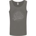 Distressed 67th Birthday Made In 1956 Mens Vest Tank Top Charcoal