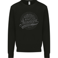 Distressed 68th Birthday Made In 1955 Mens Sweatshirt Jumper Black