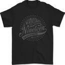Distressed 70th Birthday Made In 1953 Mens T-Shirt 100% Cotton Black