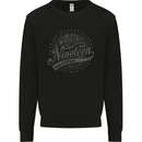 Distressed 71st Birthday Made In 1952 Mens Sweatshirt Jumper Black