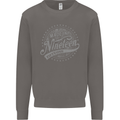 Distressed 72nd Birthday Made In 1951 Mens Sweatshirt Jumper Charcoal