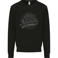 Distressed 73rd Birthday Made In 1950 Mens Sweatshirt Jumper Black