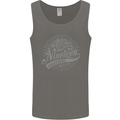 Distressed 74th Birthday Made In 1949 Mens Vest Tank Top Charcoal