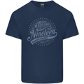 Distressed 75th Birthday Made In 1948 Mens Cotton T-Shirt Tee Top Navy Blue