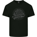 Distressed 76th Birthday Made In 1947 Mens Cotton T-Shirt Tee Top Black