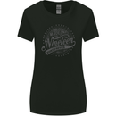 Distressed 76th Birthday Made In 1947 Womens Wider Cut T-Shirt Black