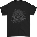 Distressed 79th Birthday Made In 1944 Mens T-Shirt 100% Cotton Black