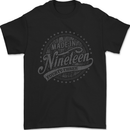 Distressed 80th Birthday Made In 1943 Mens T-Shirt 100% Cotton Black