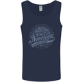 Distressed 80th Birthday Made In 1943 Mens Vest Tank Top Navy Blue