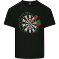 Distressed Dart Board Kids T-Shirt Childrens Black