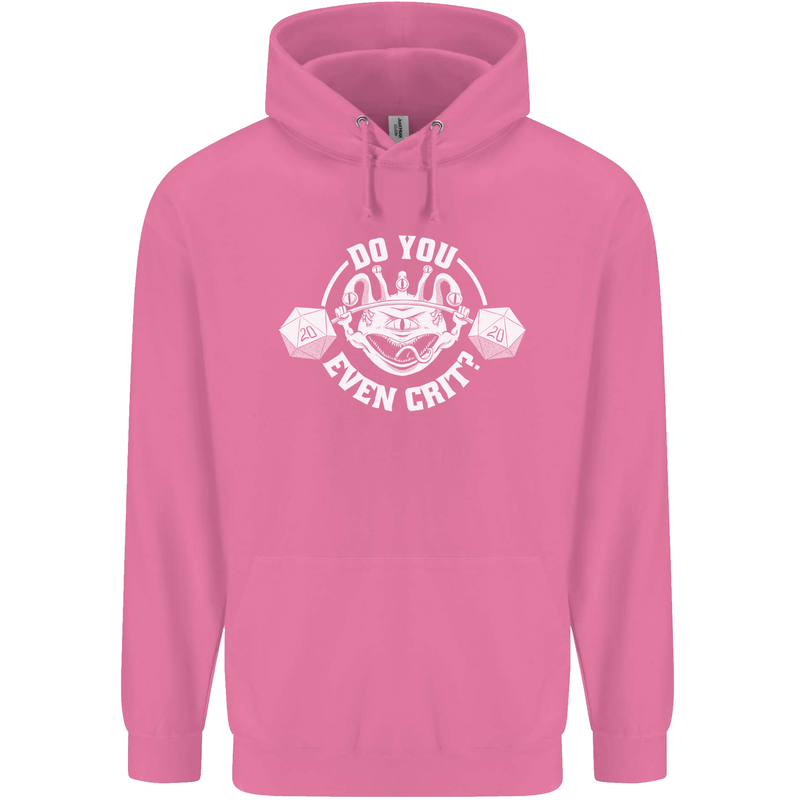 Do You Even Crit Role Play Game RPG Gym Mens 80% Cotton Hoodie Azelea