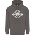 Do You Even Crit Role Play Game RPG Gym Mens 80% Cotton Hoodie Charcoal