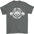 Do You Even Crit Role Play Game RPG Gym Mens T-Shirt 100% Cotton Charcoal
