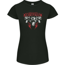 Doberman Power Unleashed Dog Womens Petite Cut T-Shirt Black