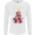 Dog Christmas Tree Xmas Boxer Doberman Mens Long Sleeve T-Shirt White