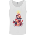 Dog Christmas Tree Xmas Boxer Doberman Mens Vest Tank Top White