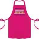 Dog Happy Pills Cotton Apron 100% Organic Pink