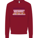 Dog Happy Pills Kids Sweatshirt Jumper Red