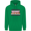 Dog Happy Pills Mens 80% Cotton Hoodie Irish Green