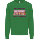 Dog Happy Pills Mens Sweatshirt Jumper Irish Green