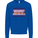 Dog Happy Pills Mens Sweatshirt Jumper Royal Blue