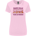 Dog Happy Pills Womens Wider Cut T-Shirt Light Pink
