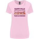 Dog Happy Pills Womens Wider Cut T-Shirt Light Pink