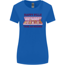 Dog Happy Pills Womens Wider Cut T-Shirt Royal Blue