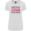 Dog Happy Pills Womens Wider Cut T-Shirt White
