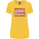 Dog Happy Pills Womens Wider Cut T-Shirt Yellow