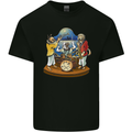 Dog Jazz Band Funny Music Mens Cotton T-Shirt Tee Top Black