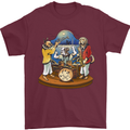 Dog Jazz Band Funny Music Mens T-Shirt 100% Cotton Maroon
