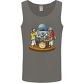 Dog Jazz Band Funny Music Mens Vest Tank Top Charcoal