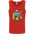 Dog Jazz Band Funny Music Mens Vest Tank Top Red