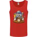 Dog Jazz Band Funny Music Mens Vest Tank Top Red