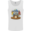 Dog Jazz Band Funny Music Mens Vest Tank Top White
