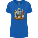 Dog Jazz Band Funny Music Womens Wider Cut T-Shirt Royal Blue