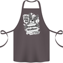 Dog Stalker Funny Cotton Apron 100% Organic Dark Grey