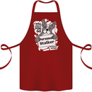 Dog Stalker Funny Cotton Apron 100% Organic Maroon