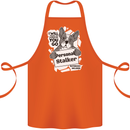 Dog Stalker Funny Cotton Apron 100% Organic Orange