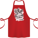 Dog Stalker Funny Cotton Apron 100% Organic Red