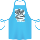 Dog Stalker Funny Cotton Apron 100% Organic Turquoise
