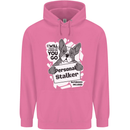 Dog Stalker Funny Mens 80% Cotton Hoodie Azelea