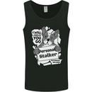 Dog Stalker Funny Mens Vest Tank Top Black