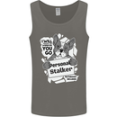 Dog Stalker Funny Mens Vest Tank Top Charcoal